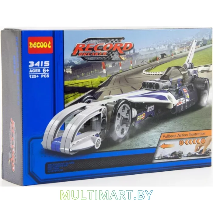 Конструктор Decool 3415 Рекордсмен (125 деталей)